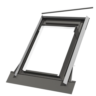 OKPOL Okno wyłazowe PVC 3-szybowe IGWX N22 + kołnierz uniwersalny H9